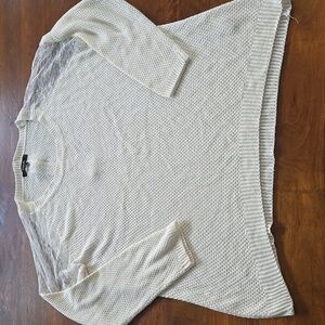 Simply Be Cream Lace Sleeve Sweater Size 2X